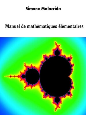 cover image of Manuel de mathématiques élémentaires